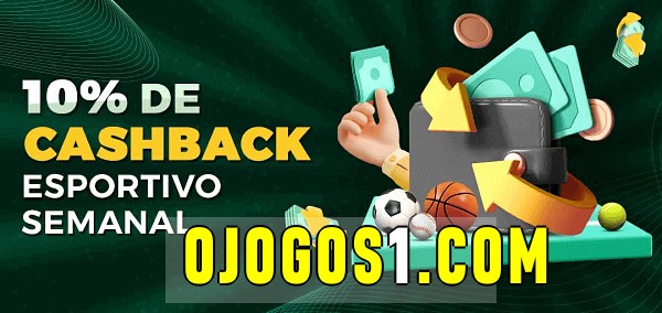 10% de bônus de cashback na ojogos 